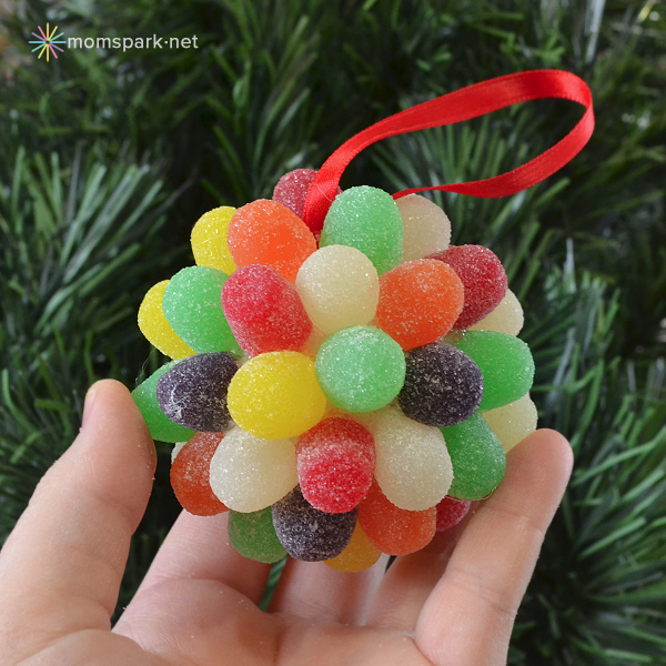 Gum Drop Christmas Ornaments Tutorial