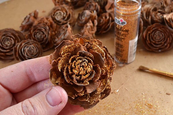 DIY Fall Cinnamon-Scented Pine Cones