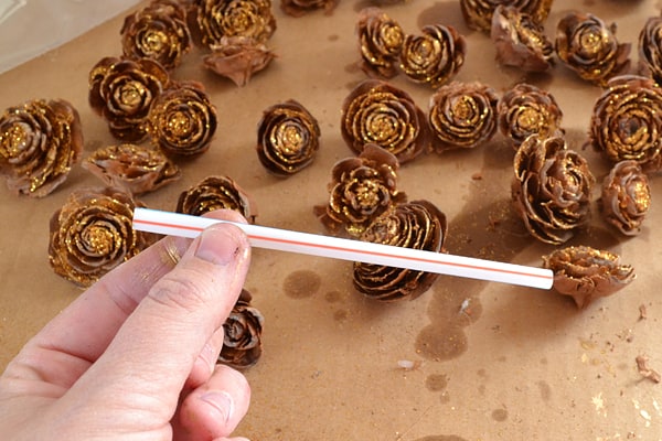 DIY Fall Cinnamon-Scented Pine Cones