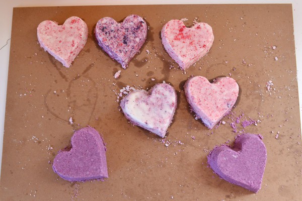 DIY: Heart Shaped Bath Bomb Tutorial