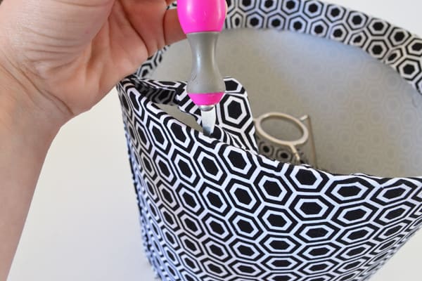 DIY Mod Podge Lampshade Makeover