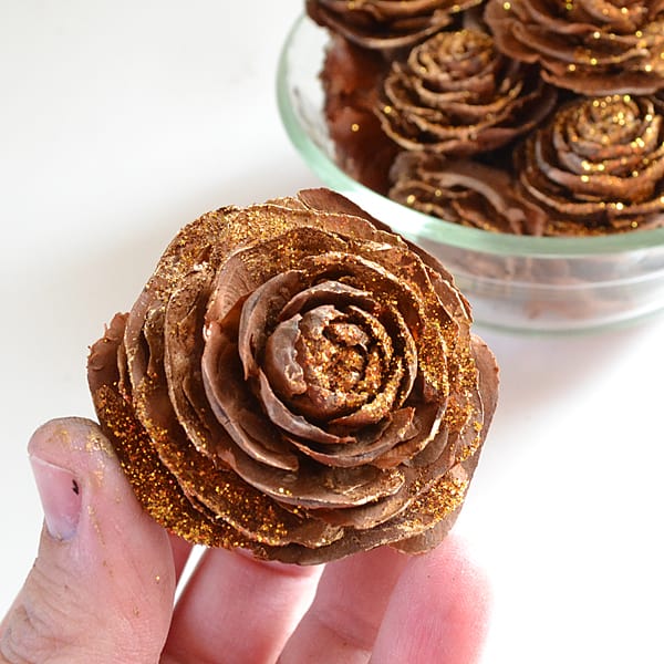 DIY Fall Cinnamon-Scented Pine Cones