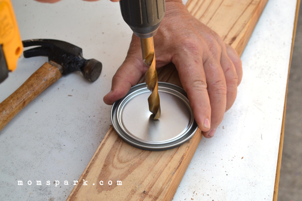 DIY Quart Tin Can Punch Lanterns