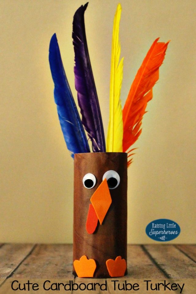 Cardboard Tube Turkeys