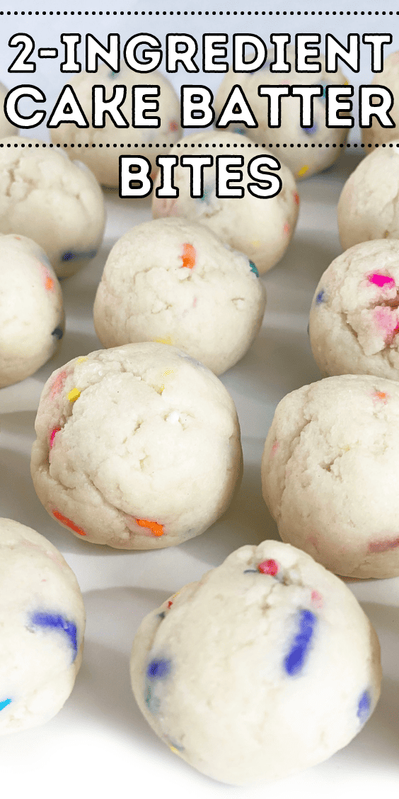 2-Ingredient Cake Batter Cheesecake Bites Recipe