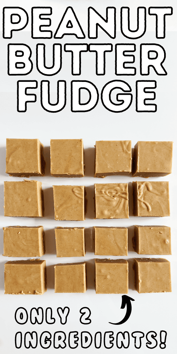 2-Ingredient Peanut Butter Fudge Recipe