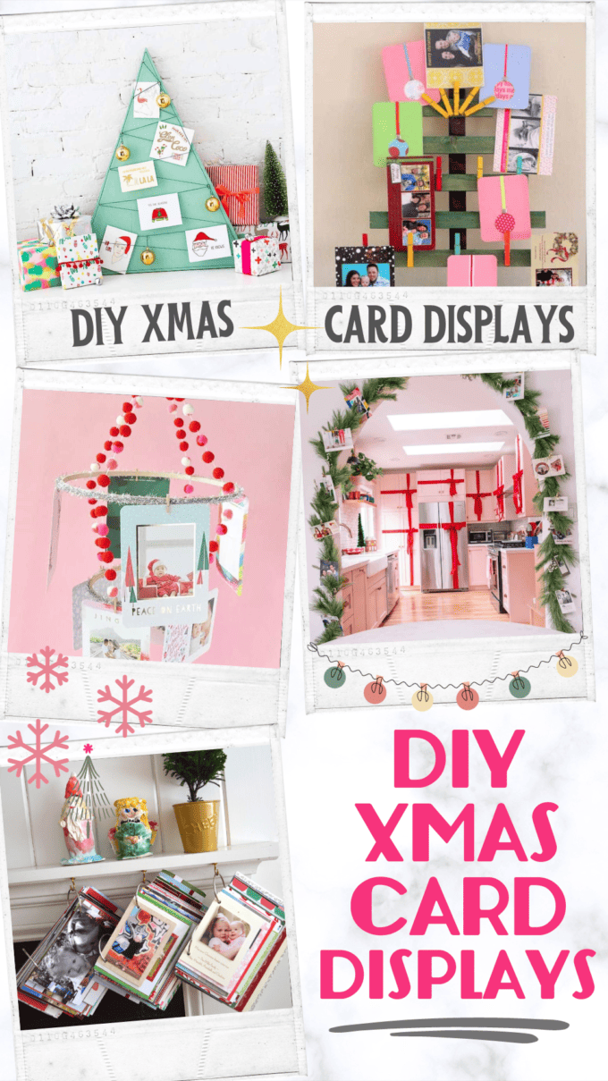 20 DIY Modern Christmas Card Display Ideas