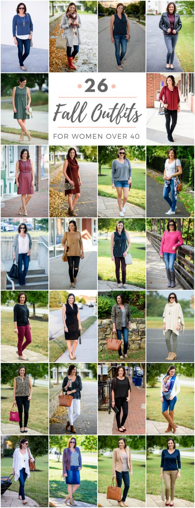 50+ Fall and Winter Outfits for 2017 - oversized sweaters, boots, scarves, large bags, gloves and more!