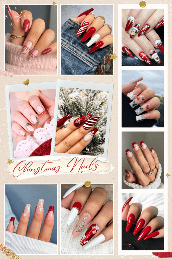 50 Christmas Nail Art Styles