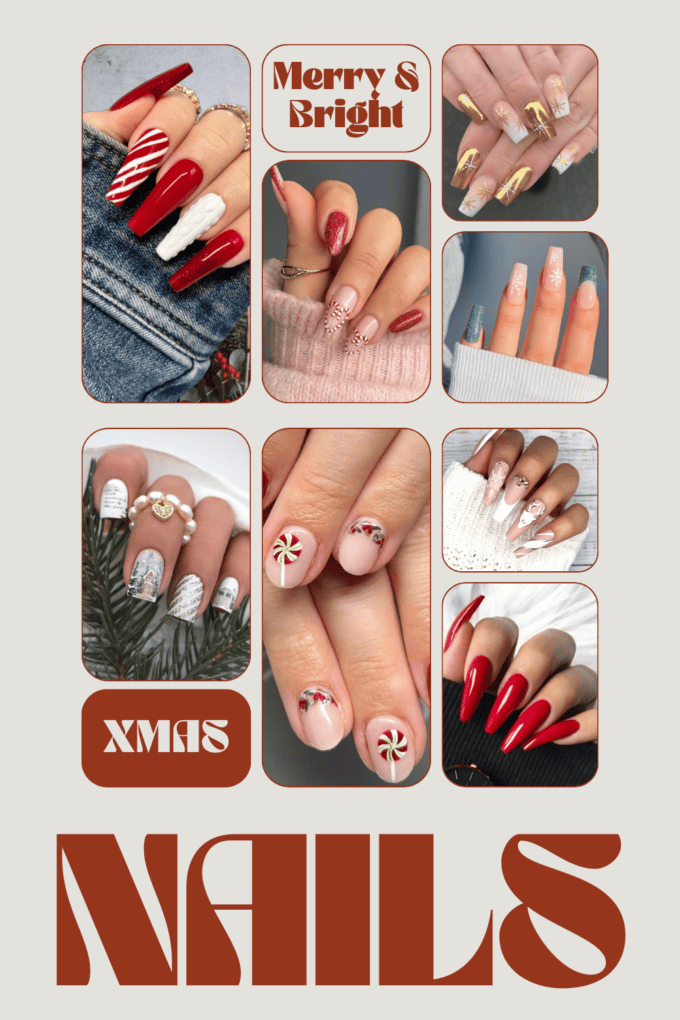 50 Christmas Nail Art Styles