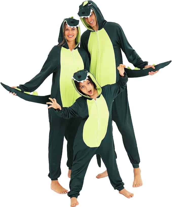 Dinosaur Halloween Pajamas Family Animal Onesie