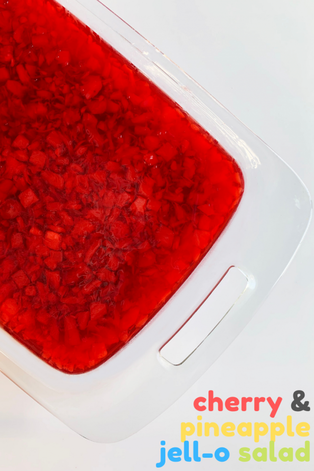 Cherry Pineapple JELL-O Salad Recipe