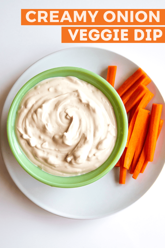 Creamy Onion Veggie Dip Recipe 