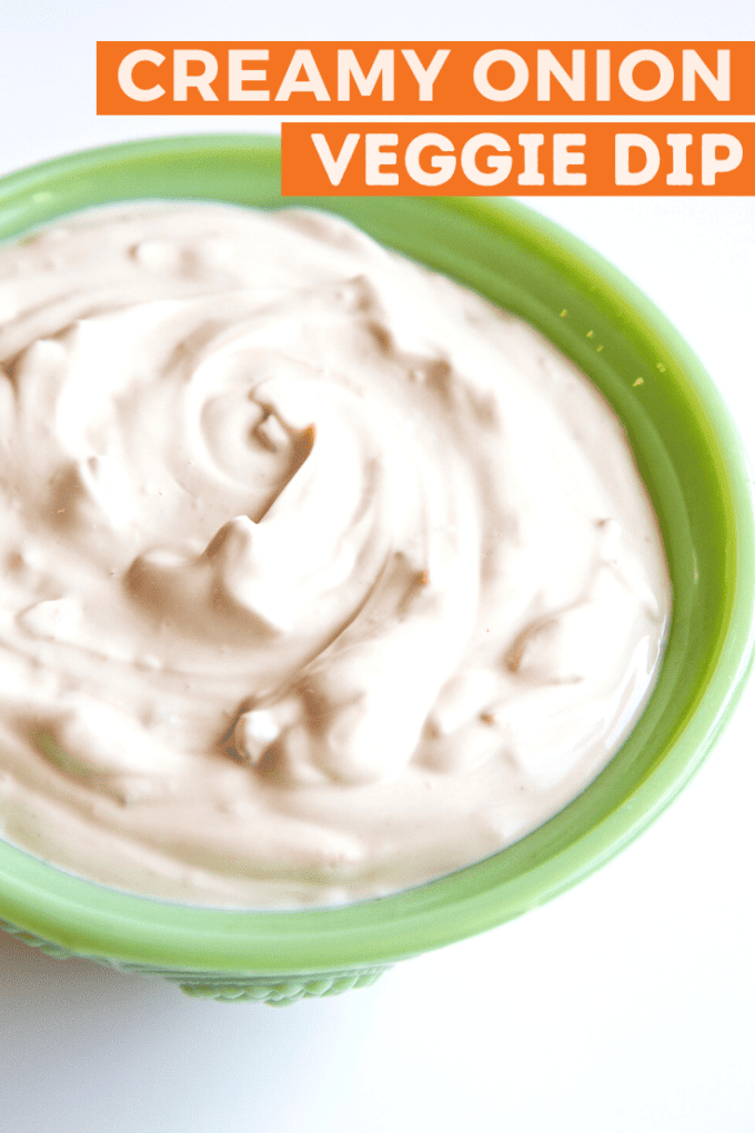 Creamy Onion Veggie Dip Recipe