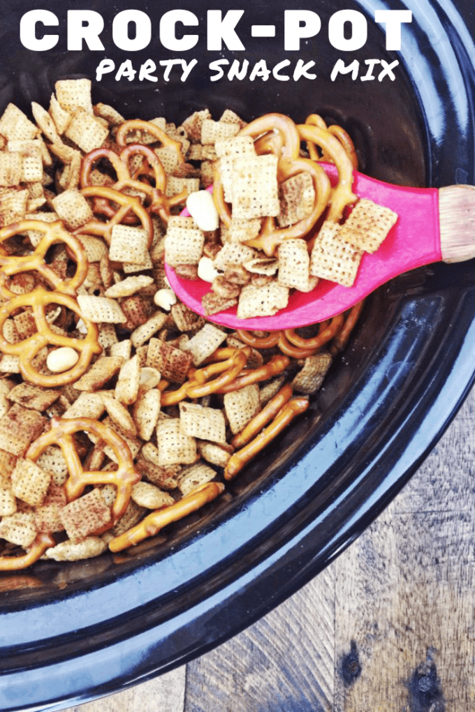 CrockPot Party Snack Chex Mix Recipe