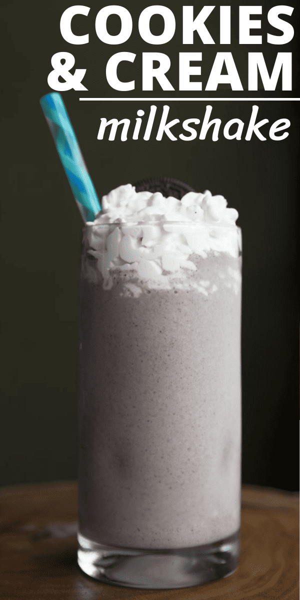 Oreo Cookies and Cream Ice Cream Milkshake Recipe