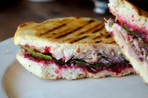 Cranberry-and-Turkey-Panini Leftover Turkey Recipe