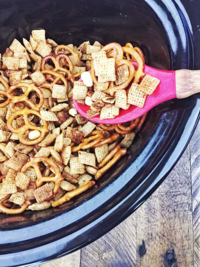 CrockPot Party Snack Chex Mix Recipe