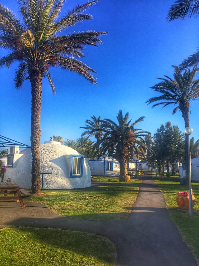 Igloo huts on the beaches of Dor Village