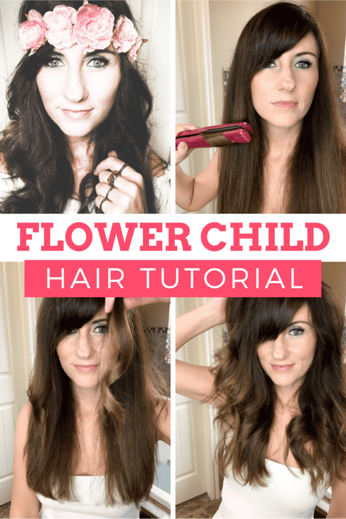 Flower Child Hair Style - Halloween Costume