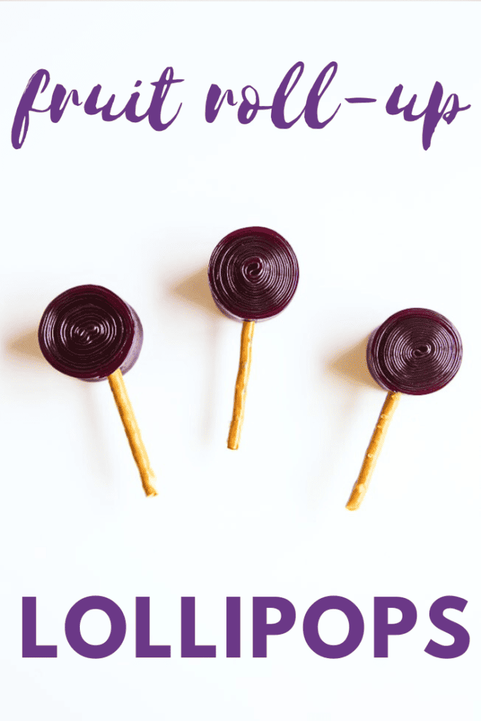 Fruit Roll-Up Lollipop Snack