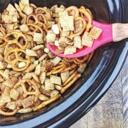 Crock-Pot Party Snack Mix Recipe