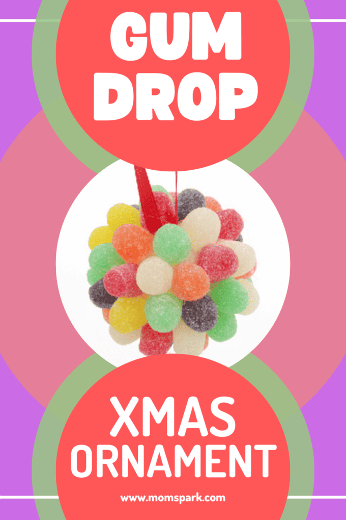 Gum Drop Christmas Ornaments DIY Craft