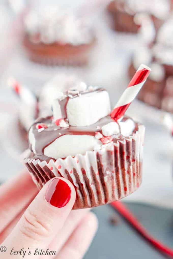 Hot Chocolate Cupcakes