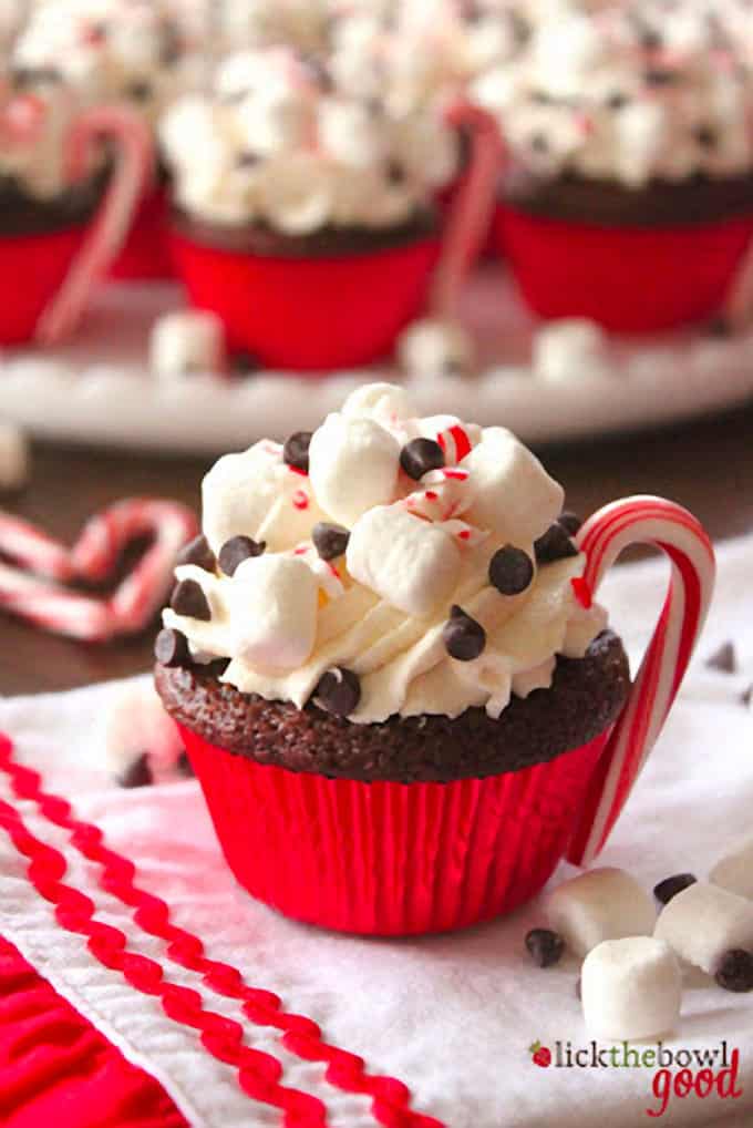 Hot Cocoa Cupcakes