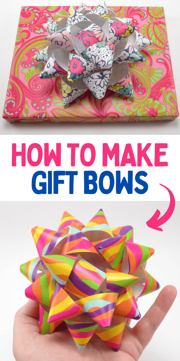 How to Make DIY Paper Gift Bows for Presents