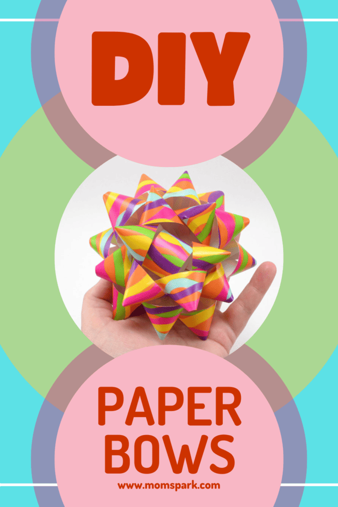 How to Make DIY Paper Gift Bows for Presents