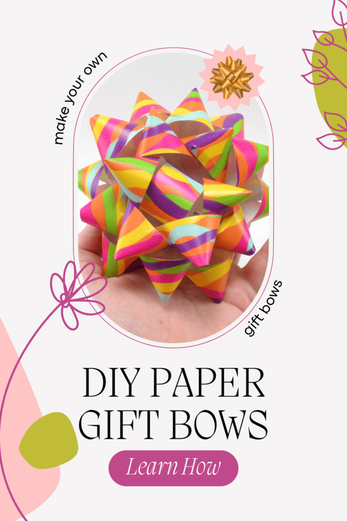 How to Make DIY Paper Gift Bows for Presents