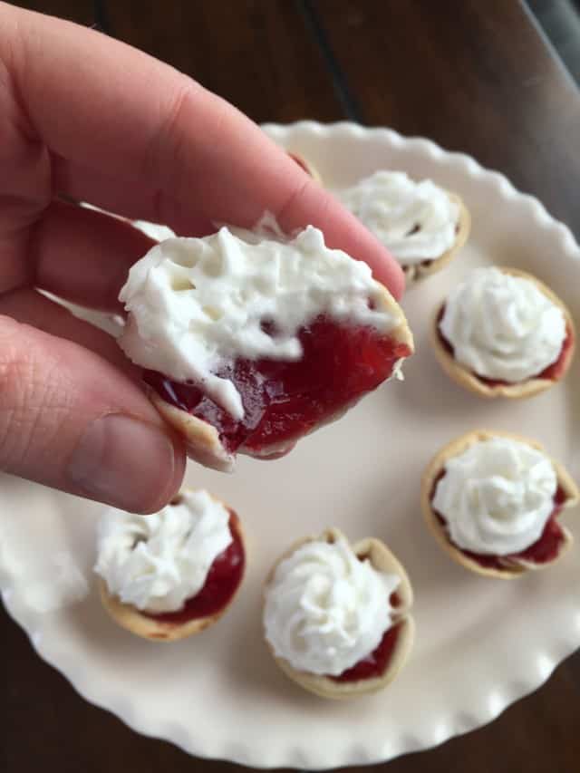 Mini Tortilla Cherry Pies