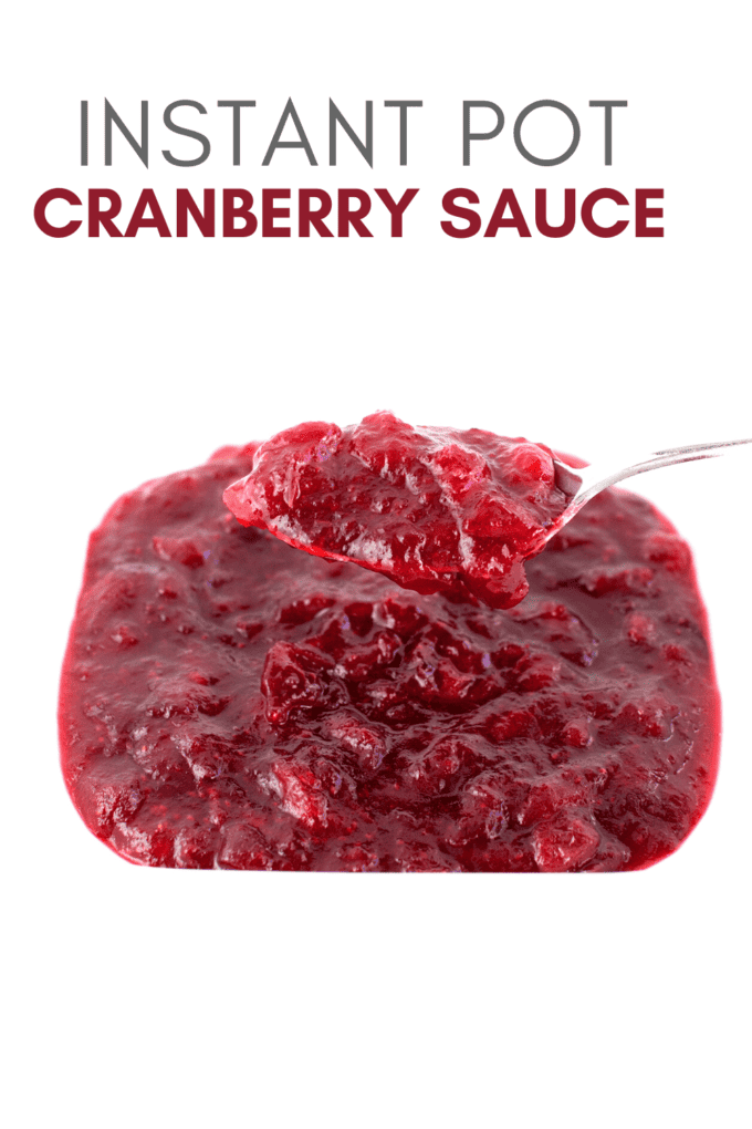 INSTANT POT CRANBERRY SAUCE RECIPE