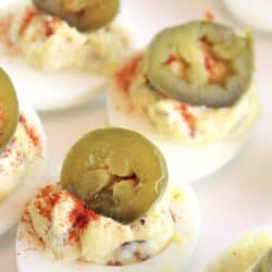 Jalapeño Deviled Eggs