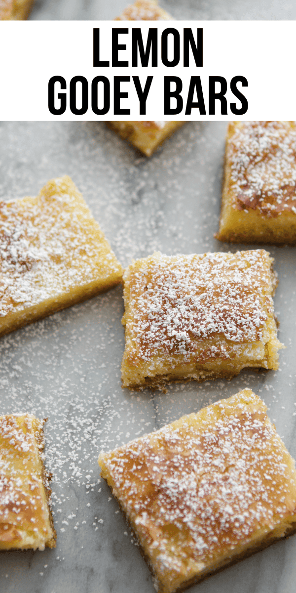 Lemon Gooey Bars Recipe