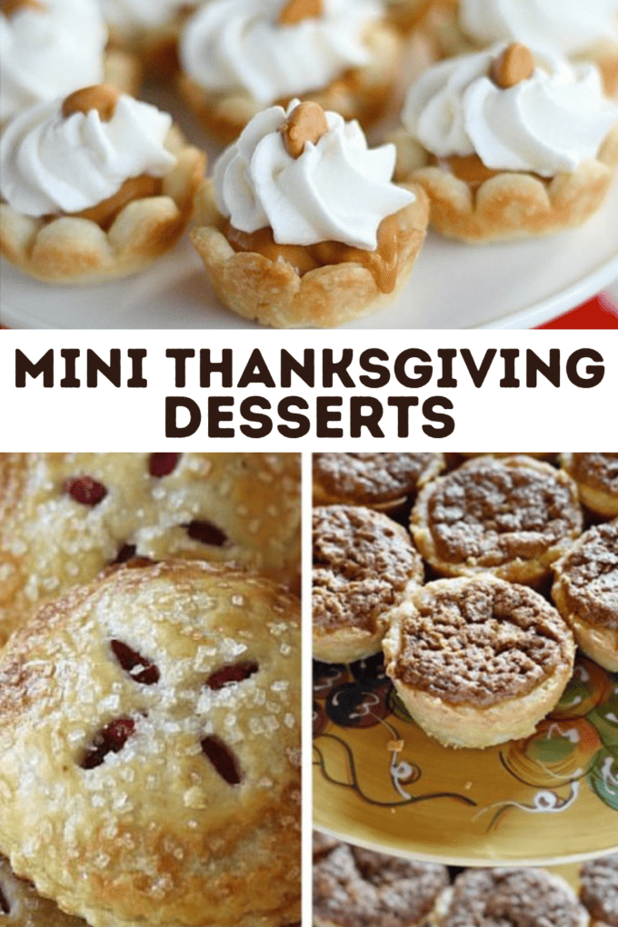 Mini Thanksgiving Desserts