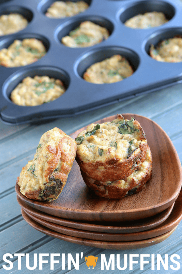 Thanksgiving Leftover Stuffin' Muffins