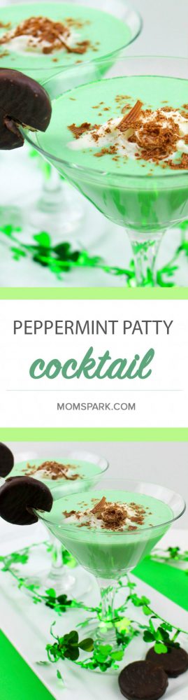 Green Peppermint Patty Cocktail Drink Recipe