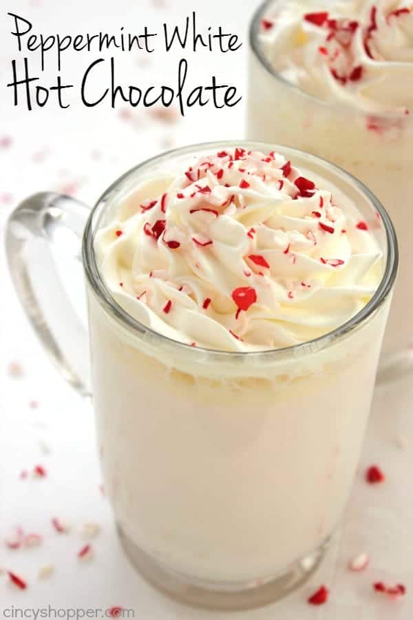 Peppermint White Hot Chocolate