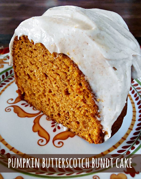 Pumpkin Butterscotch Bundt Cake