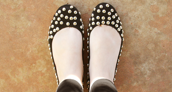 Punk Inspired Stud Flats