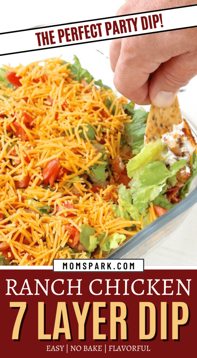 Ranch Chicken Club 7 Layer Dip Recipe