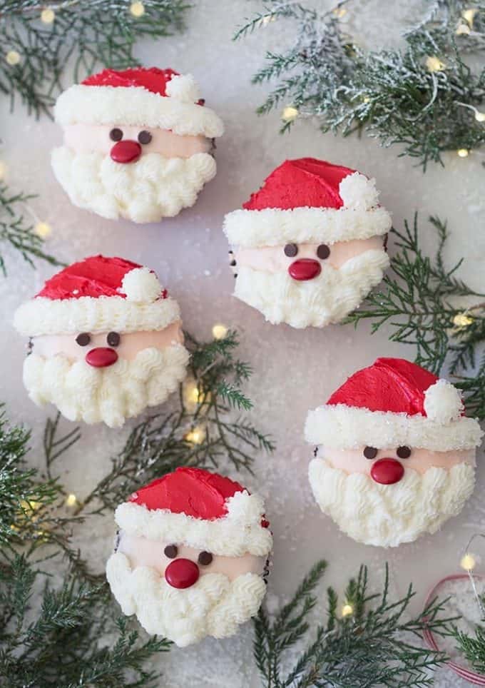 Santa Cupcakes