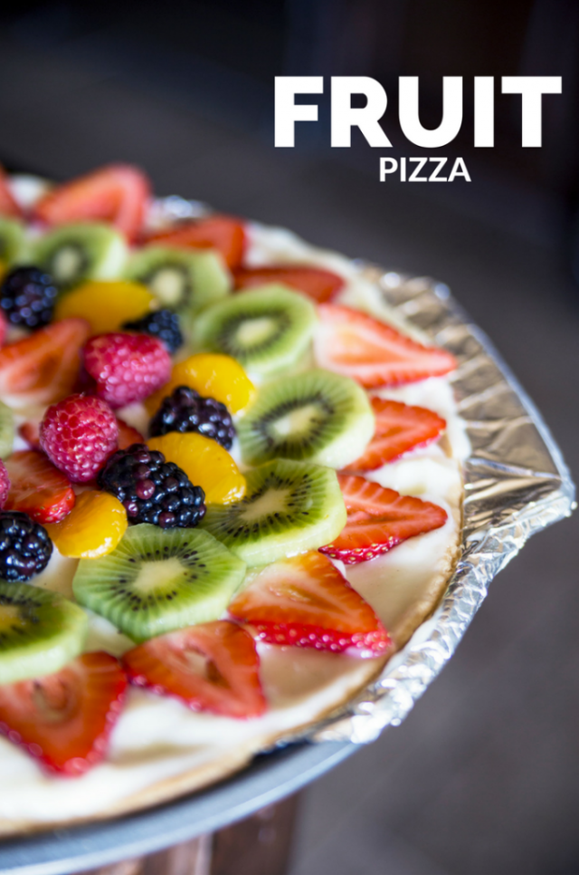 Fresh Fruit Dessert Pizza