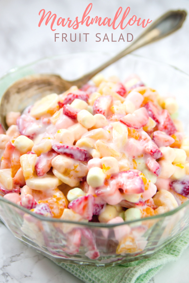 Easy Marshmallow Fruit Salad Recipe