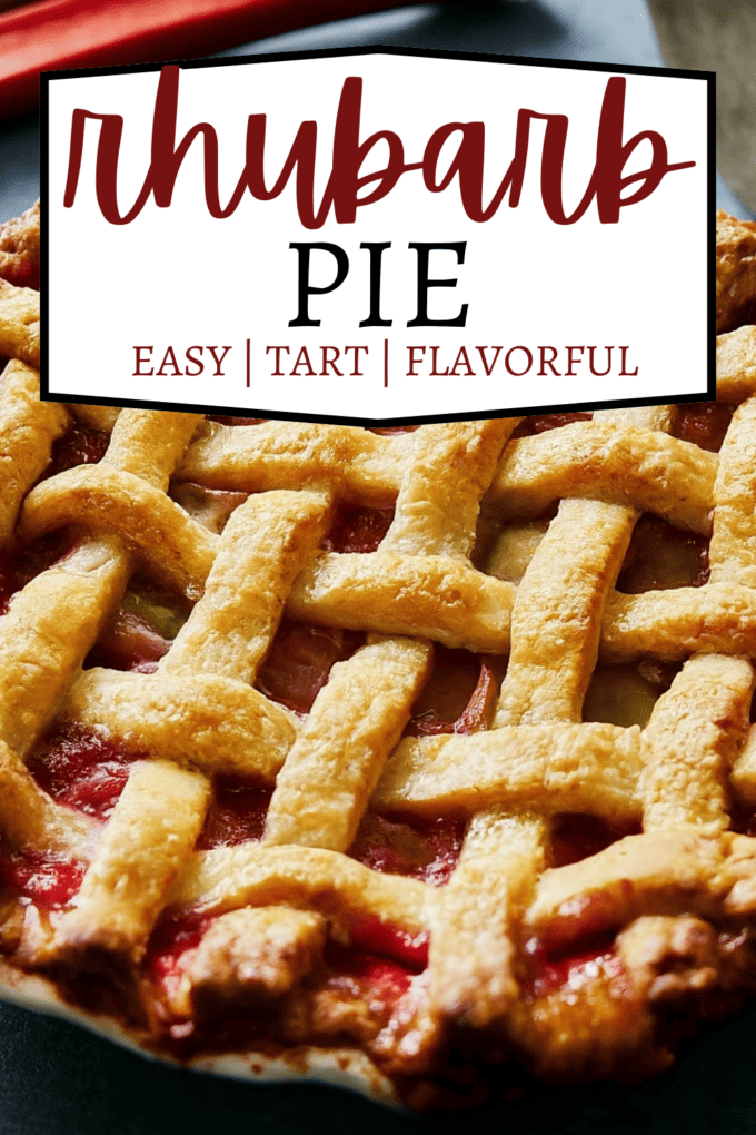 The Easiest Rhubarb Pie Recipe