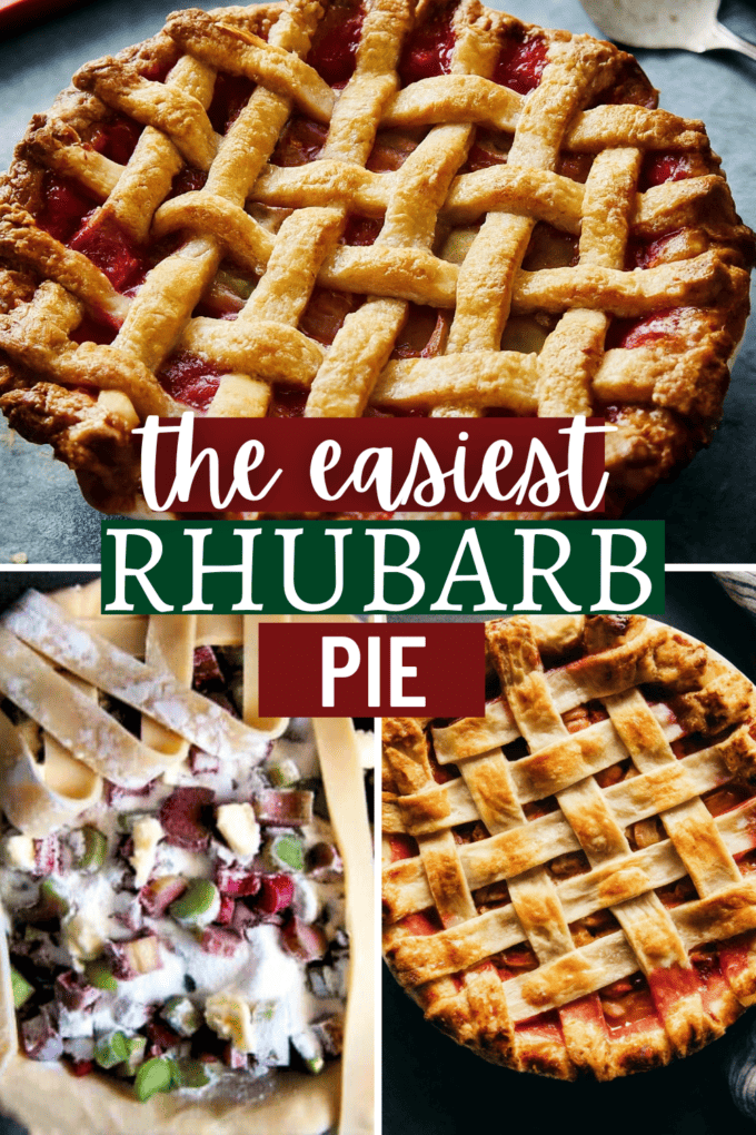 The Easiest Rhubarb Pie Recipe