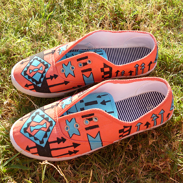 Trival Tennies DIY Shoe Makeover