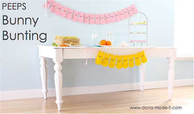 Peeps Bunny Bunting